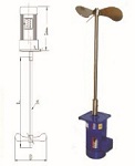 高速電動(dòng)液體攪拌機(jī)KD-300B型，功率2200W配2000L塑料水箱