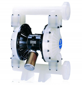 Husky 2150 聚丙烯 2 英寸（51 毫米）NPT 標(biāo)準(zhǔn)泵，鋁制中心部分，聚丙烯閥座，聚丙烯球和聚丙烯隔膜