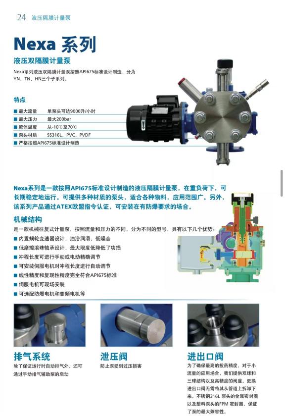 液壓雙隔膜計量泵 - SEKO液壓隔膜計量泵、液壓雙隔膜計量泵 Nexa系列 -上海闊思電子有限公司官網 液壓雙隔膜計量泵 - SEKO液壓隔膜計量泵